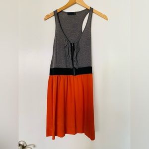 Steve Madden grey/ coral dress size S/M